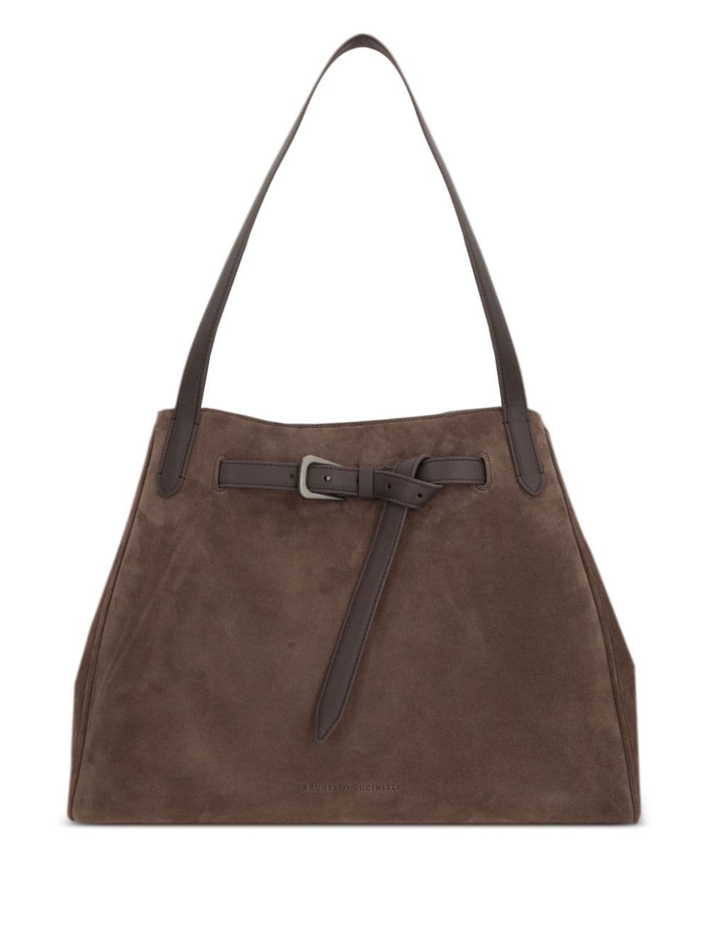 suede shoulder bag - 1