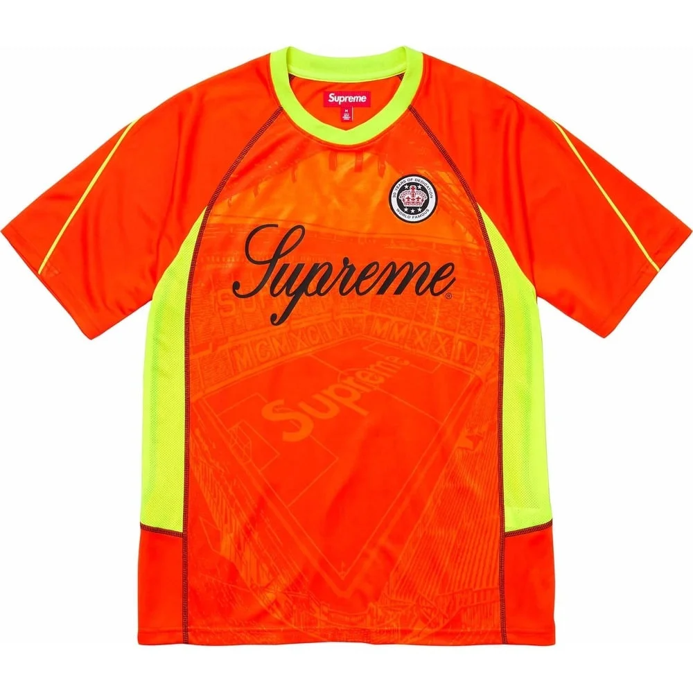 Supreme Jacquard Soccer Jersey 'Orange Yellow' SUP-SS24-293 - 1