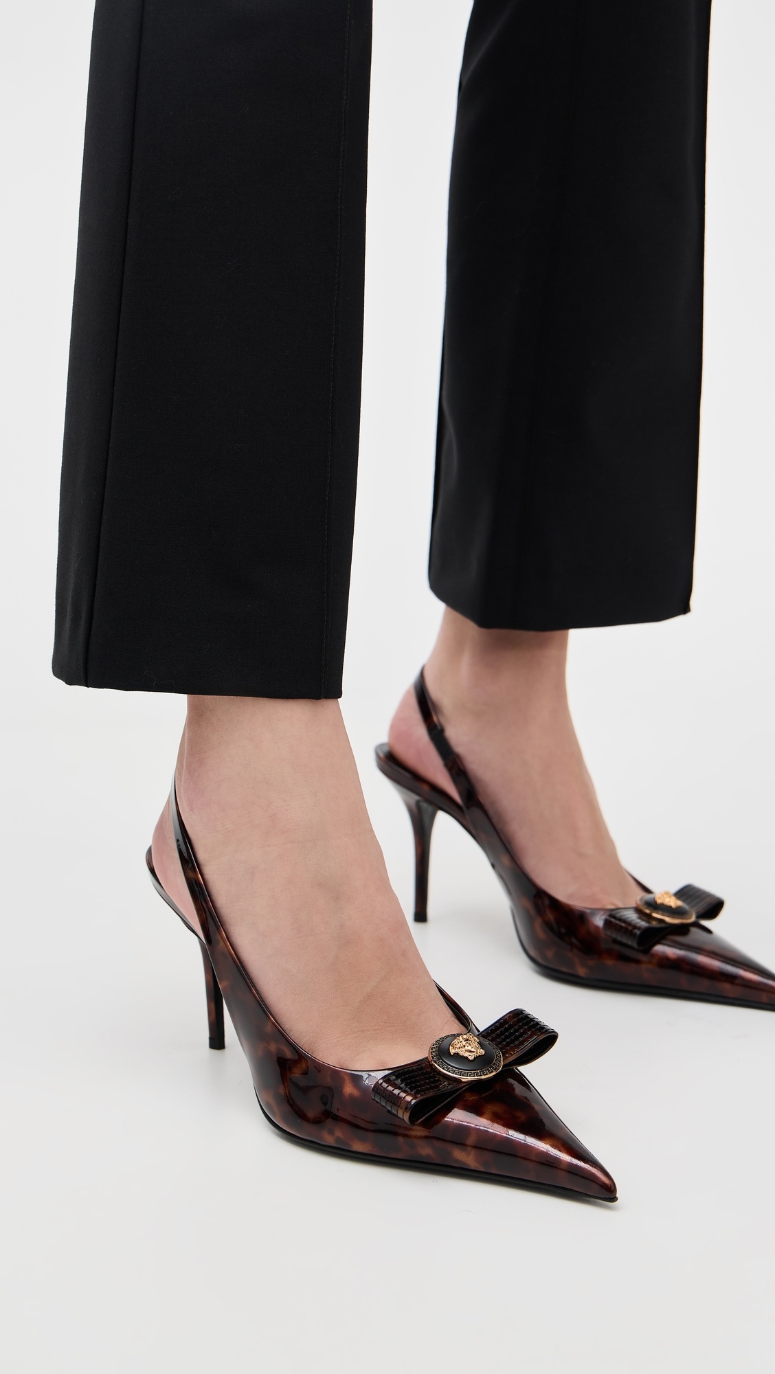 Paint Slingback Pumps 85mm - 2