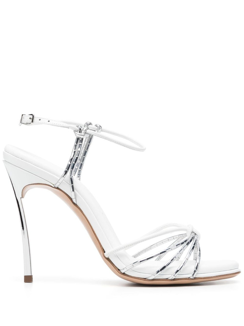 Blade metallic-effect 100mm sandals 1