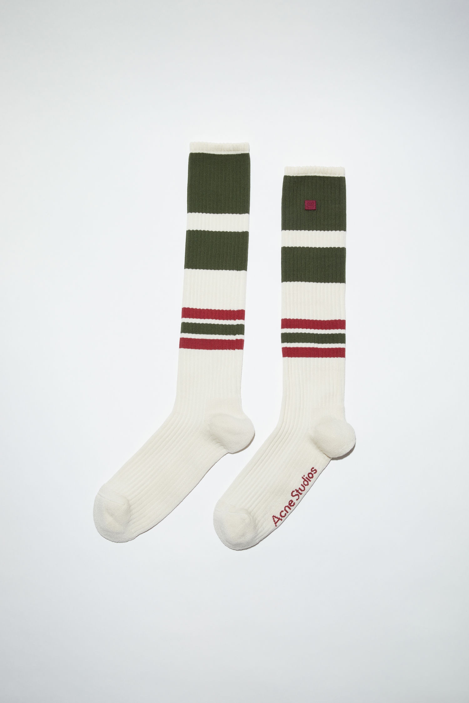 Striped socks - Dark khaki/multi - 1