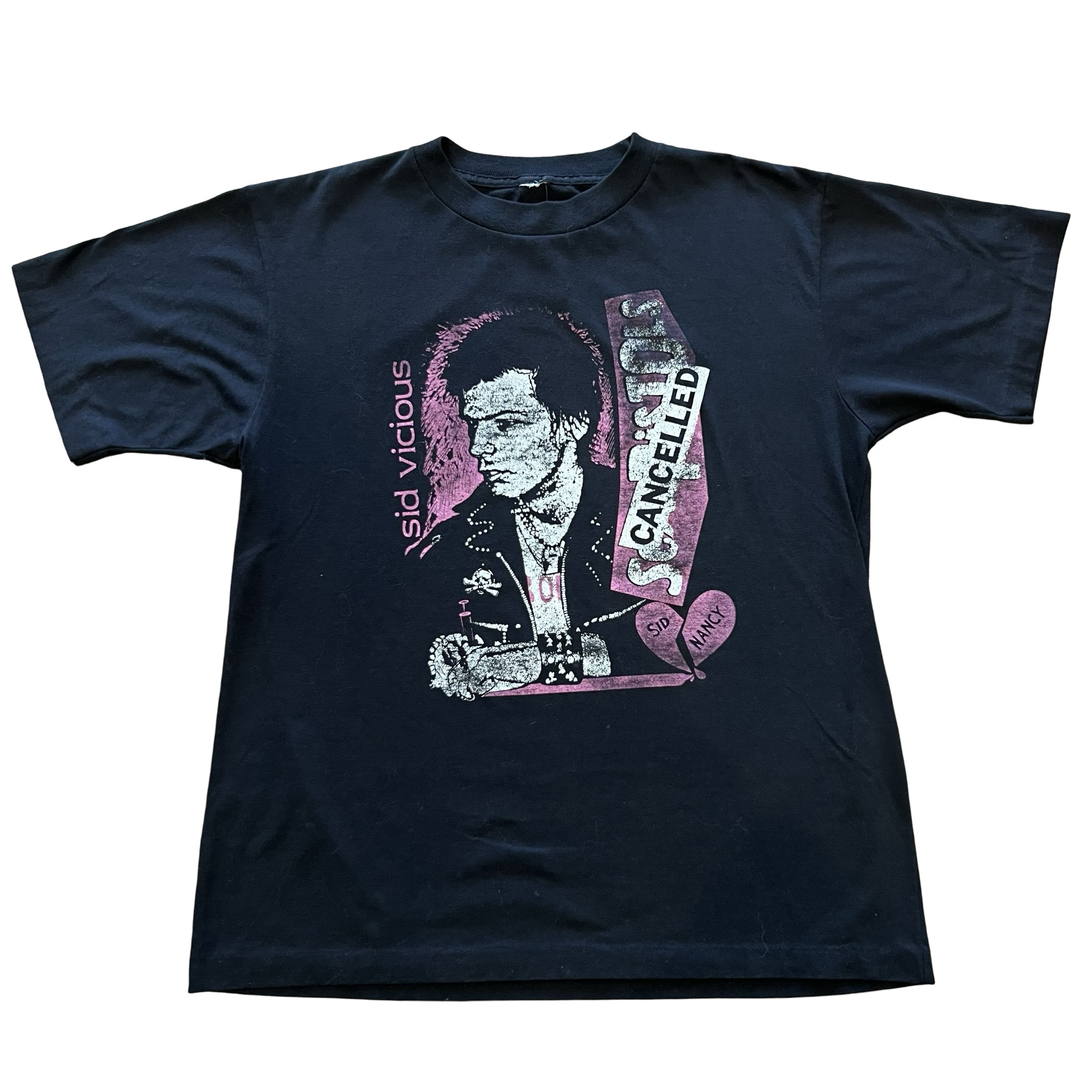 Final Blow - Vintage 90s Sid Vicious Canceled Punk T-Shirt SZ L - 1