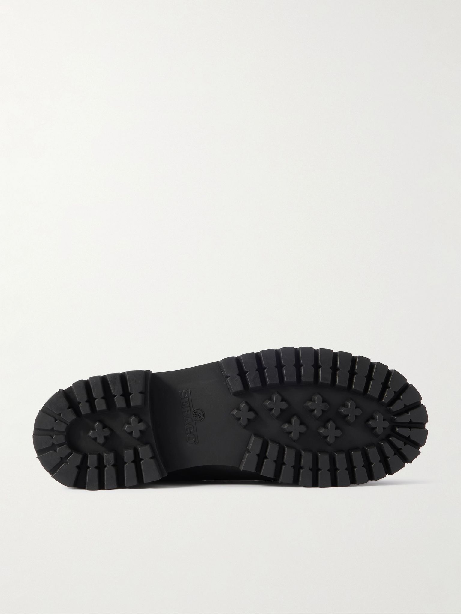 Askook Leather Boat Shoes Black - 3