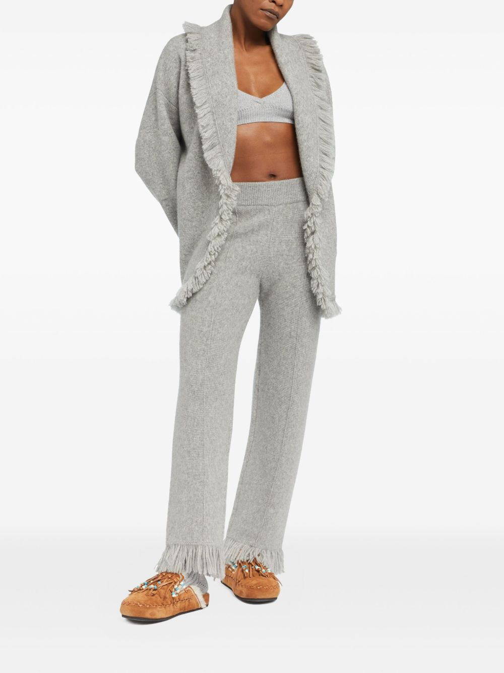 Finest fringed-hem trousers - 2