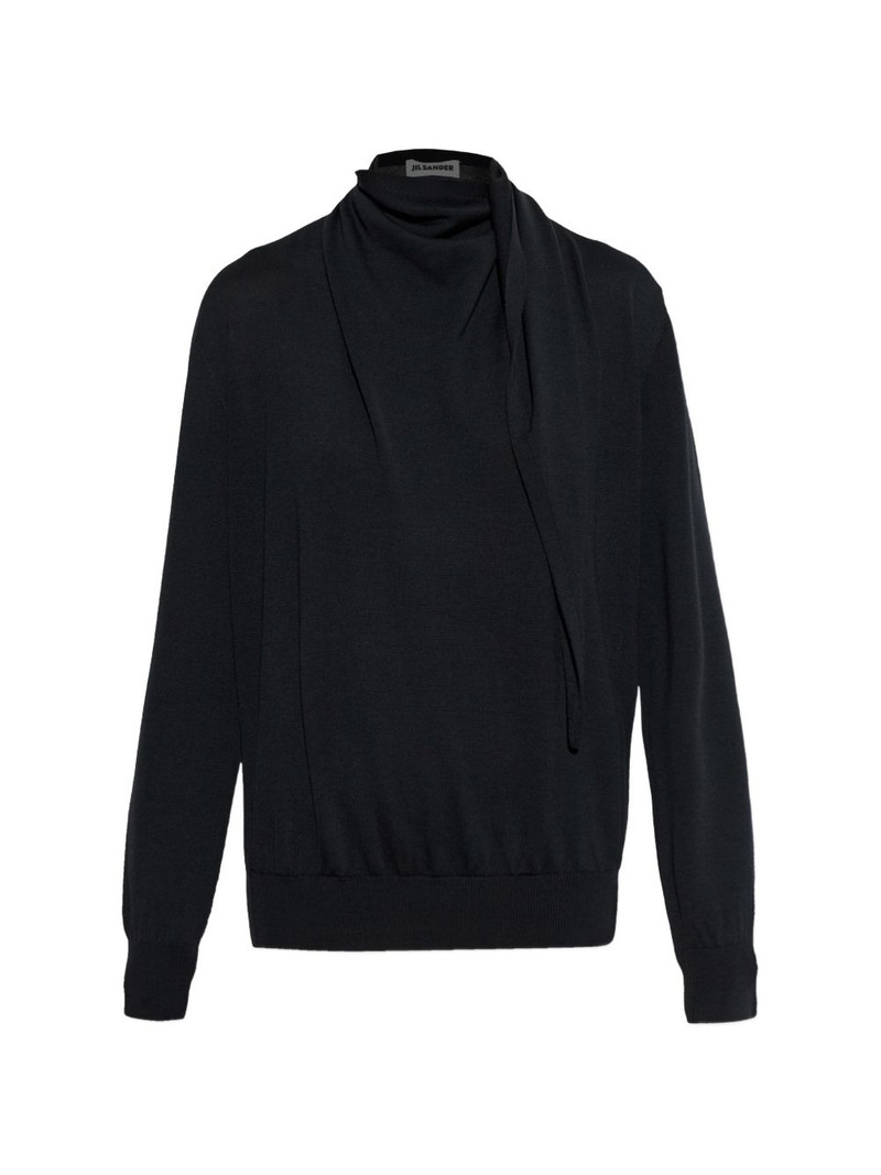 roll-neck draped sweater 1
