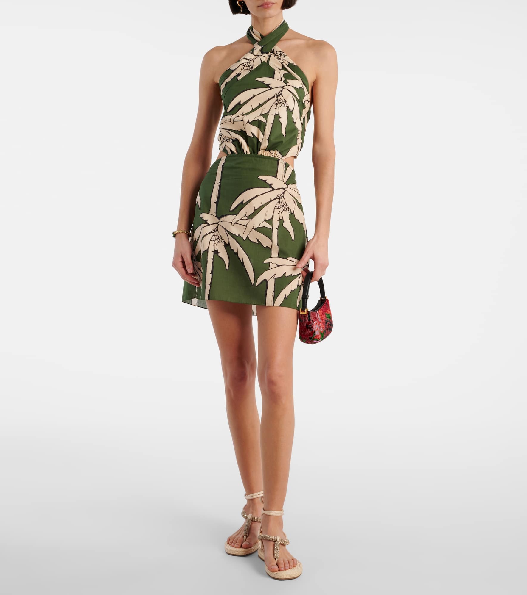 Heart Pirate cutout minidress - 2