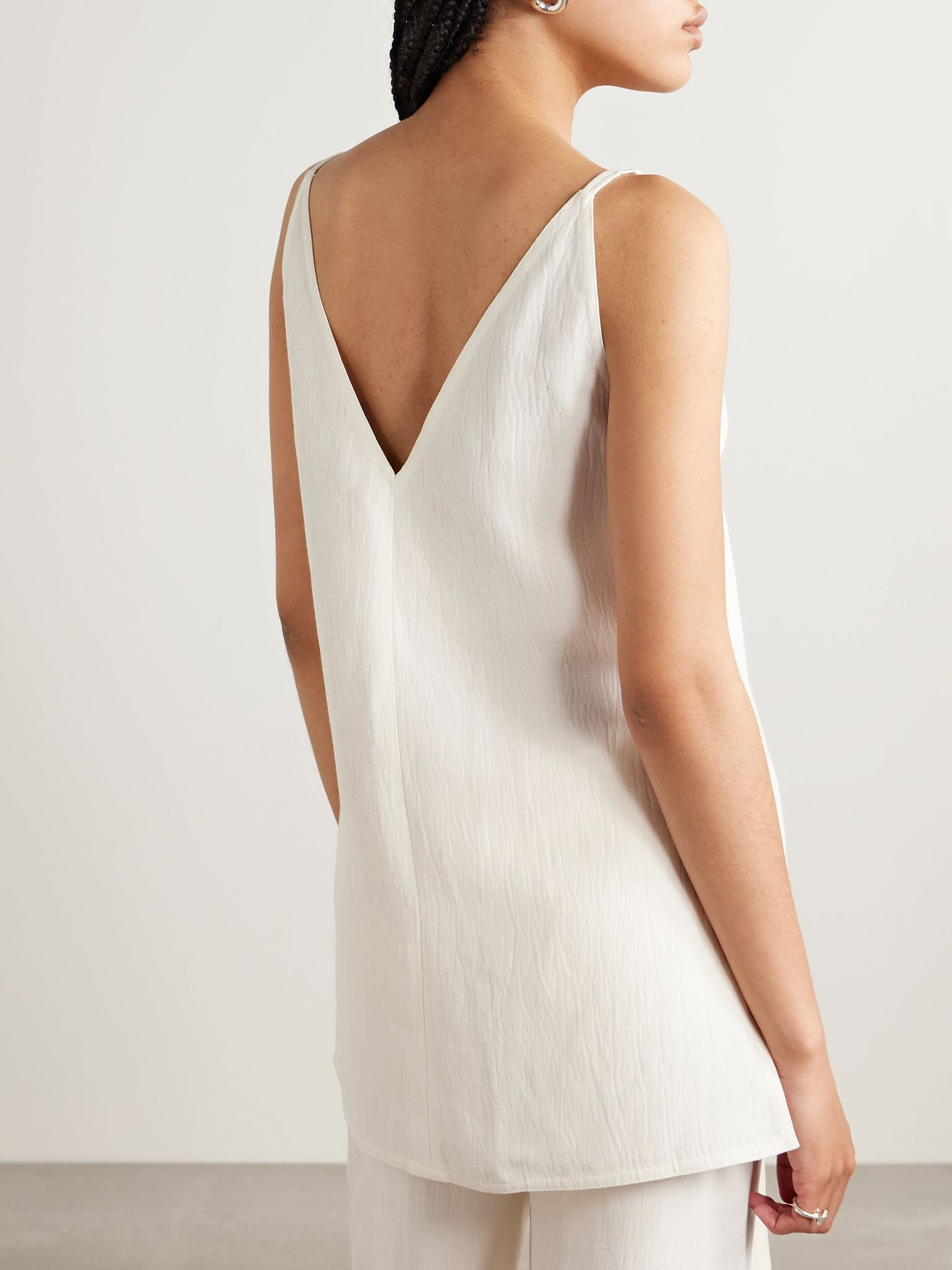 Mitchell cloqué camisole Ecru - 4