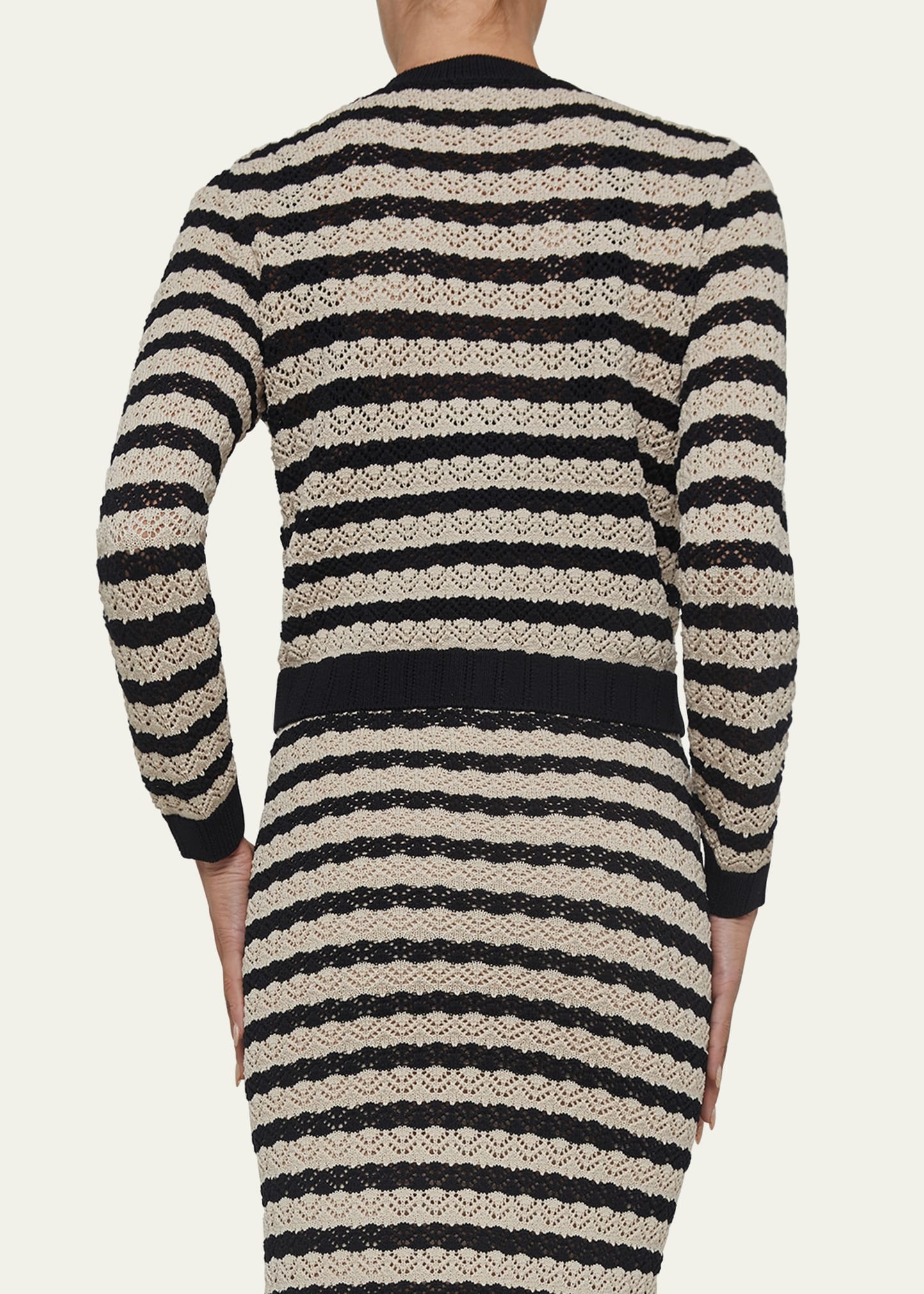 Orla Pointelle Knit Cardigan - 3