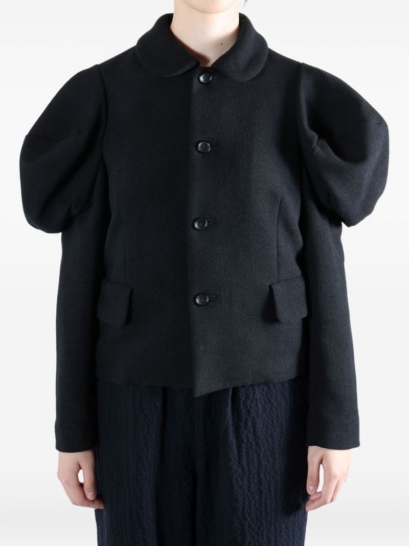 Comme des Garçons Comme des Garçons puff sleeve blazer outlook