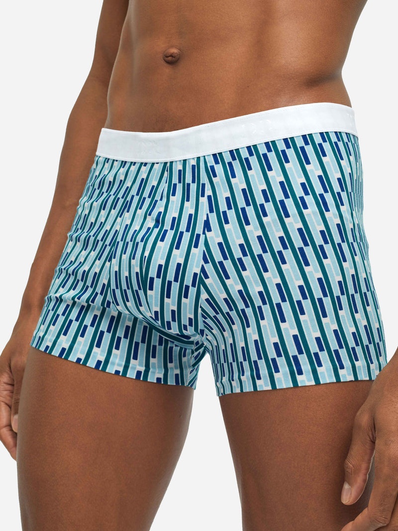 Men's Boxer Briefs Geometric 2 Pima Cotton Stretch Multi - 2