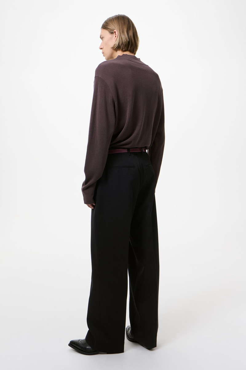 Borrowed Chino Coarse Black Gabardine 4
