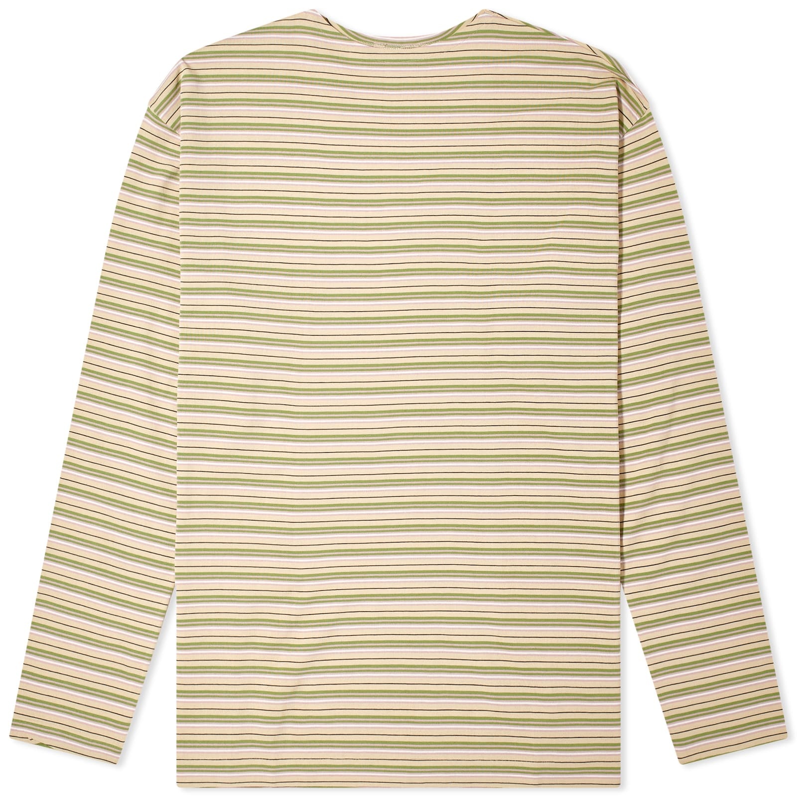 Auralee Hard Twist Stripe Long Sleeve - 1