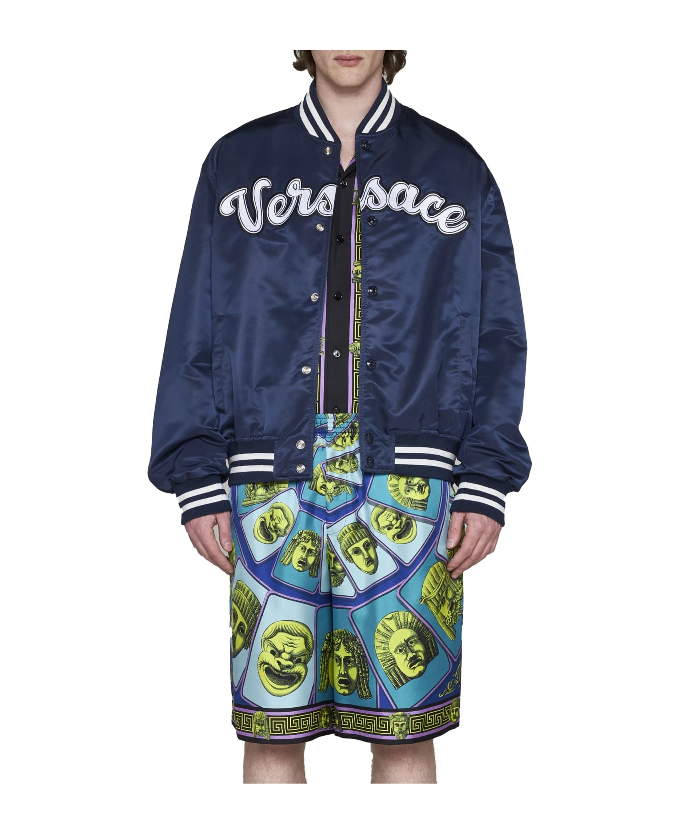 Printed Silk Shorts - 2
