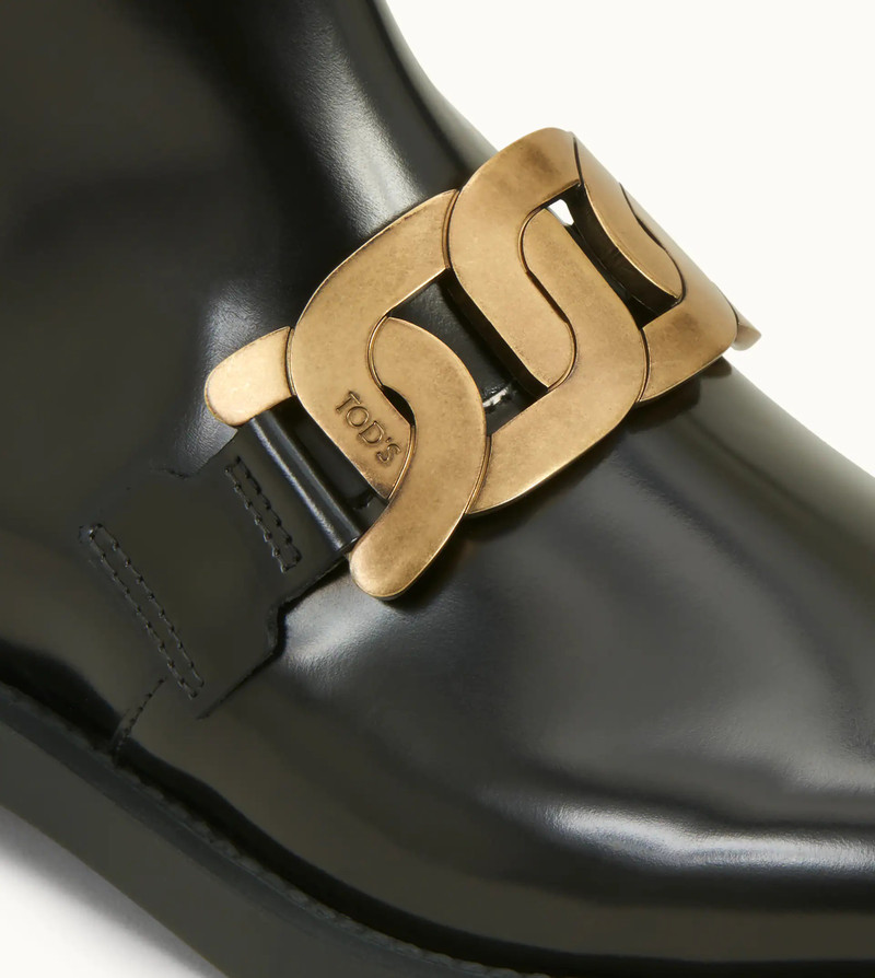 KATE ANKLE BOOTS IN LEATHER - BLACK 7