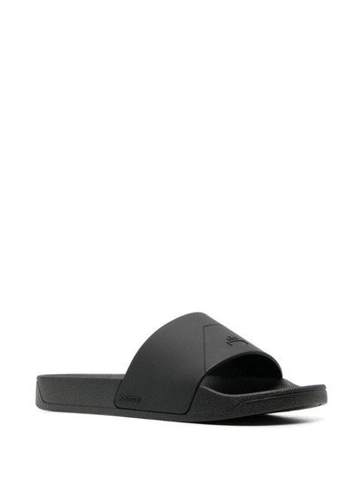A-COLD-WALL* embossed-logo open-toe slides outlook