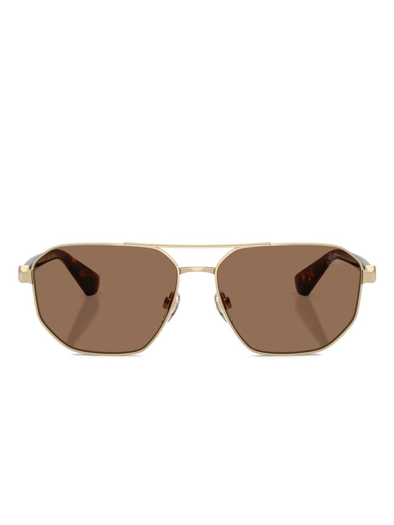 geometric-frame sunglasses 1