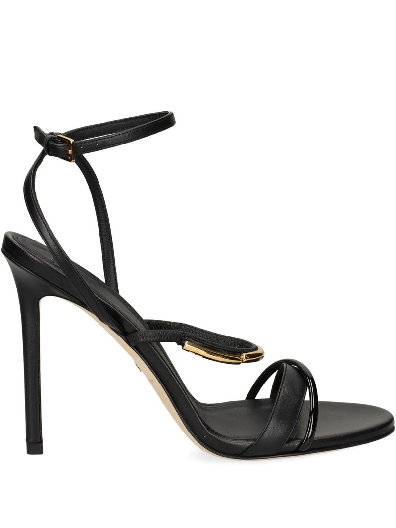 buckle-strap heeled sandals 1