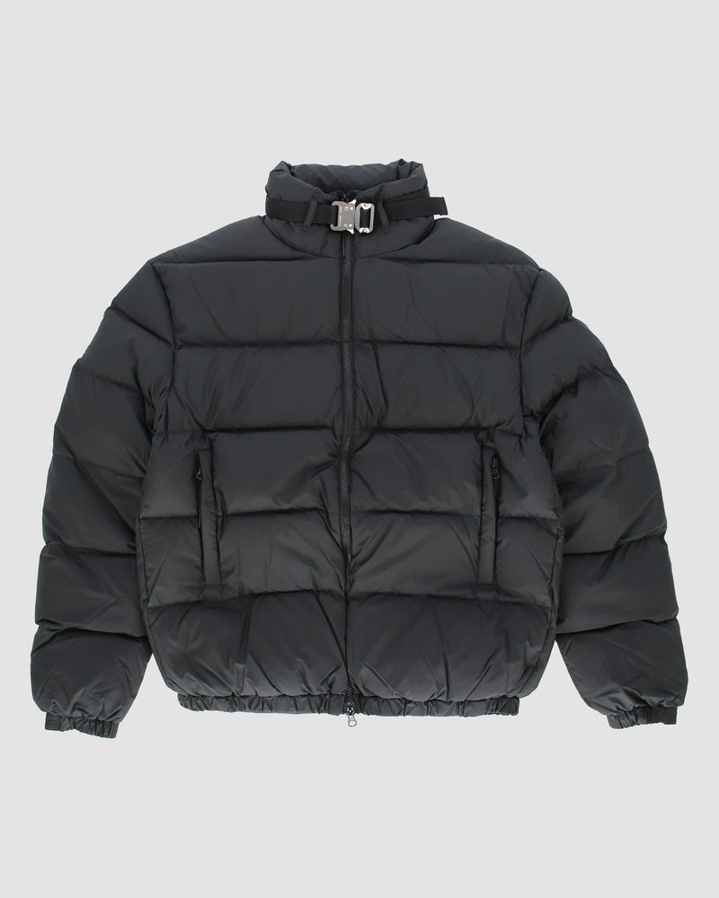 NYLON PUFFER WITH SILVER SIGNATURE BUCKLE 1