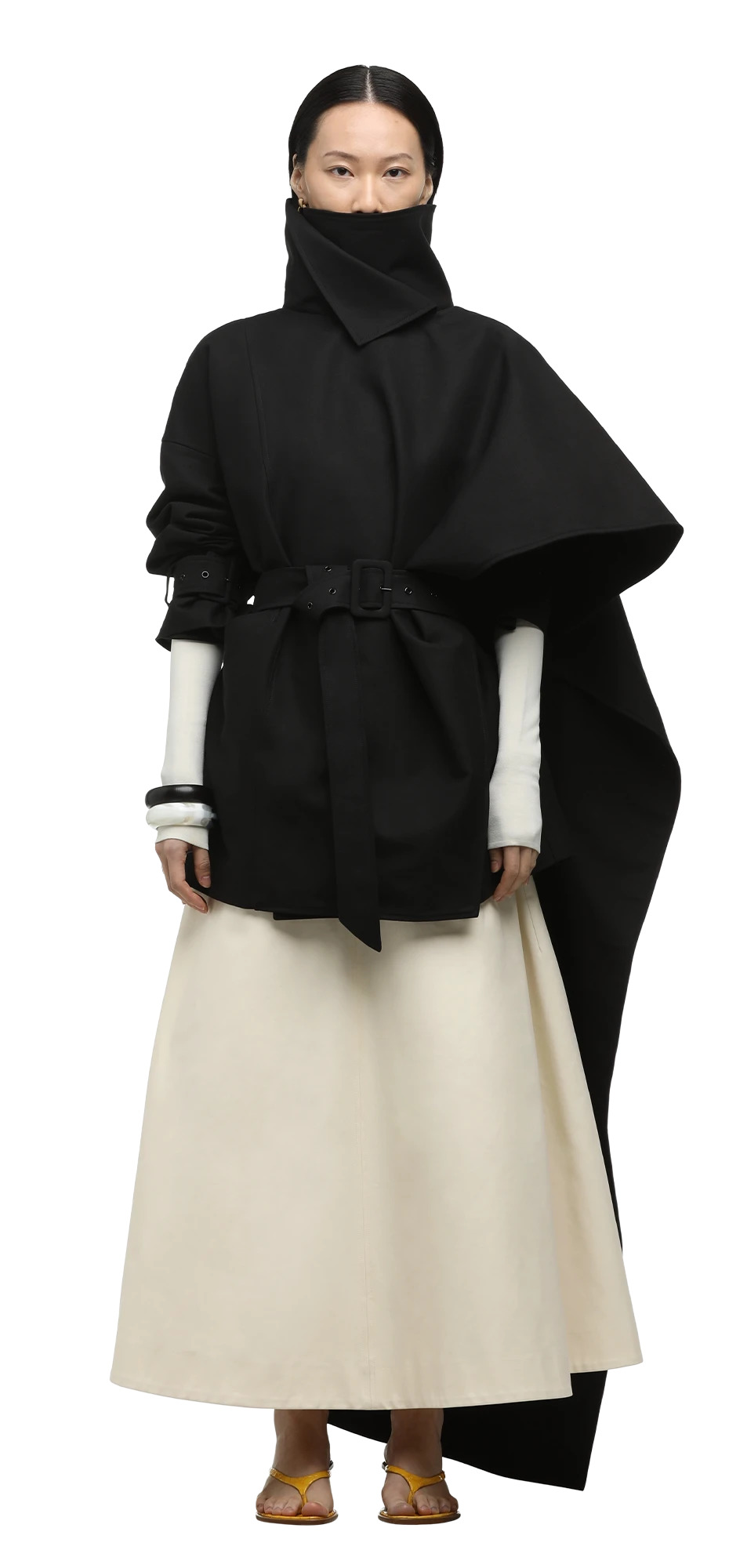 MINI SCARFCOAT BLACK - 3