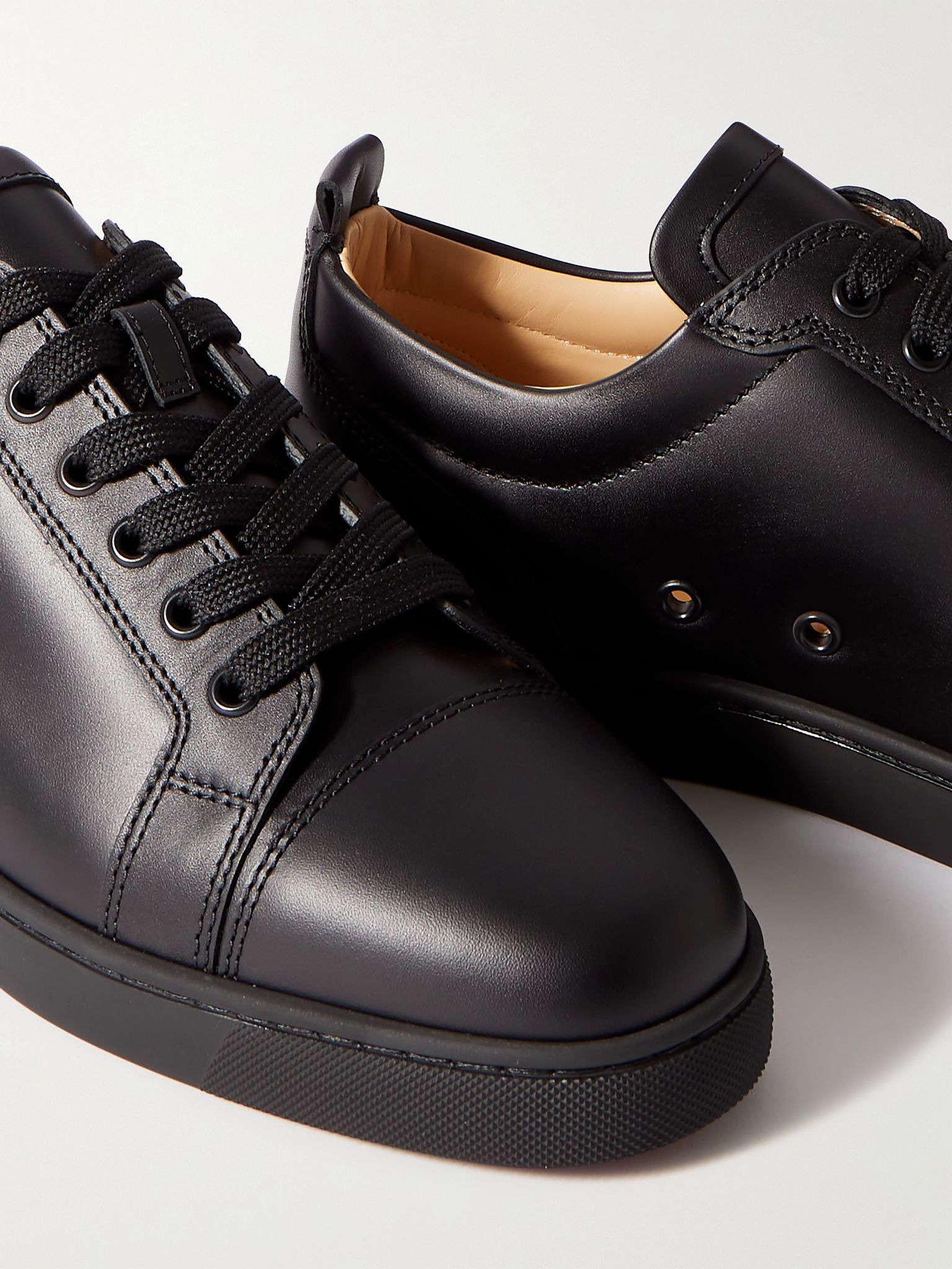 Louis Junior Leather Sneakers Black - 5
