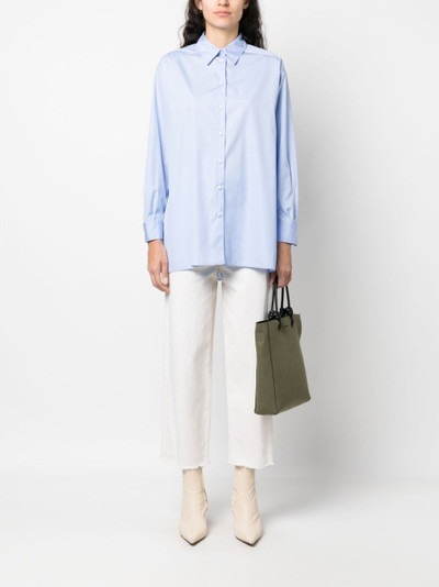 Aspesi pointed-collar oversized cotton shirt outlook