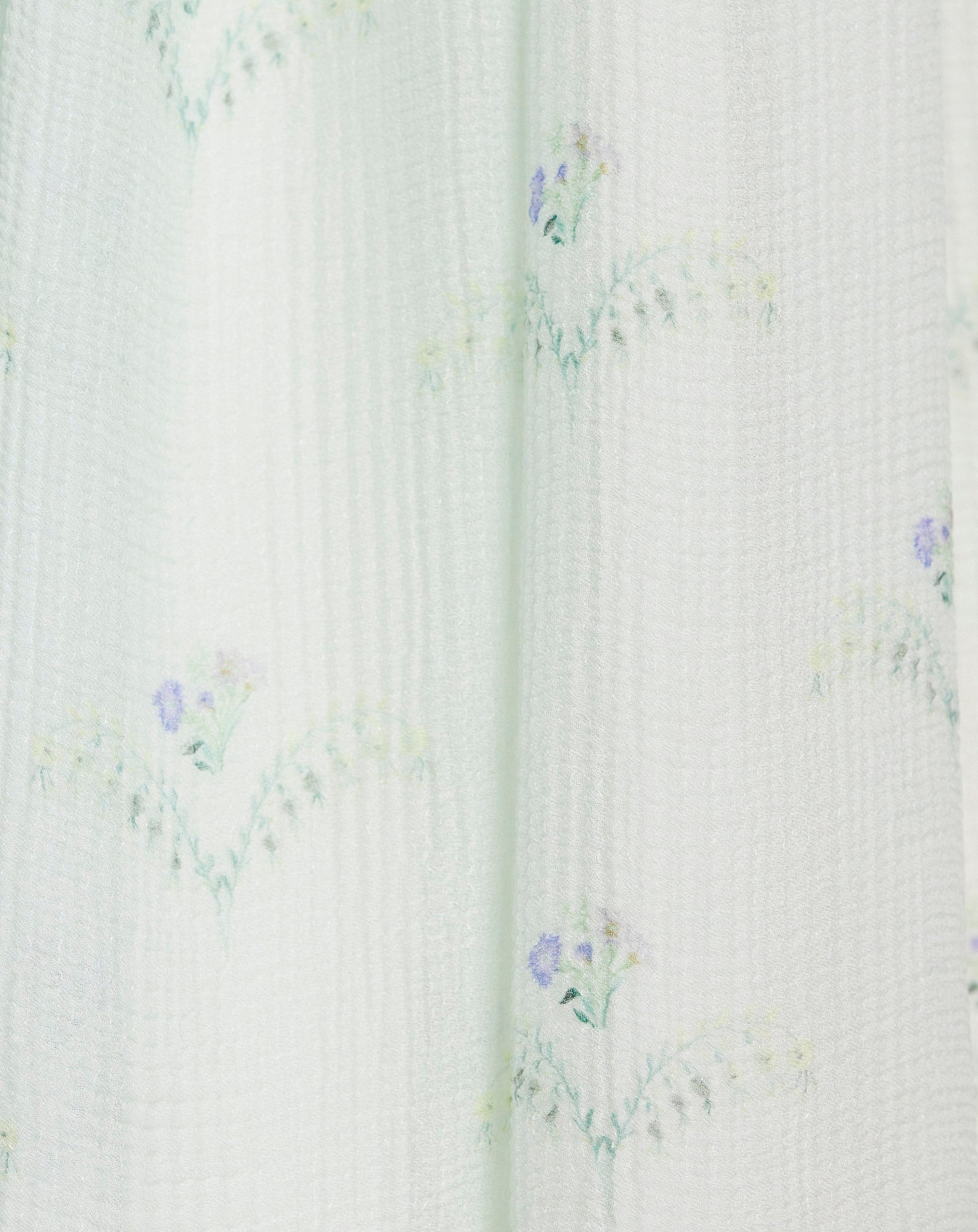 LONG-SLEEVE PRINTED CREPE BLOUSE - 7