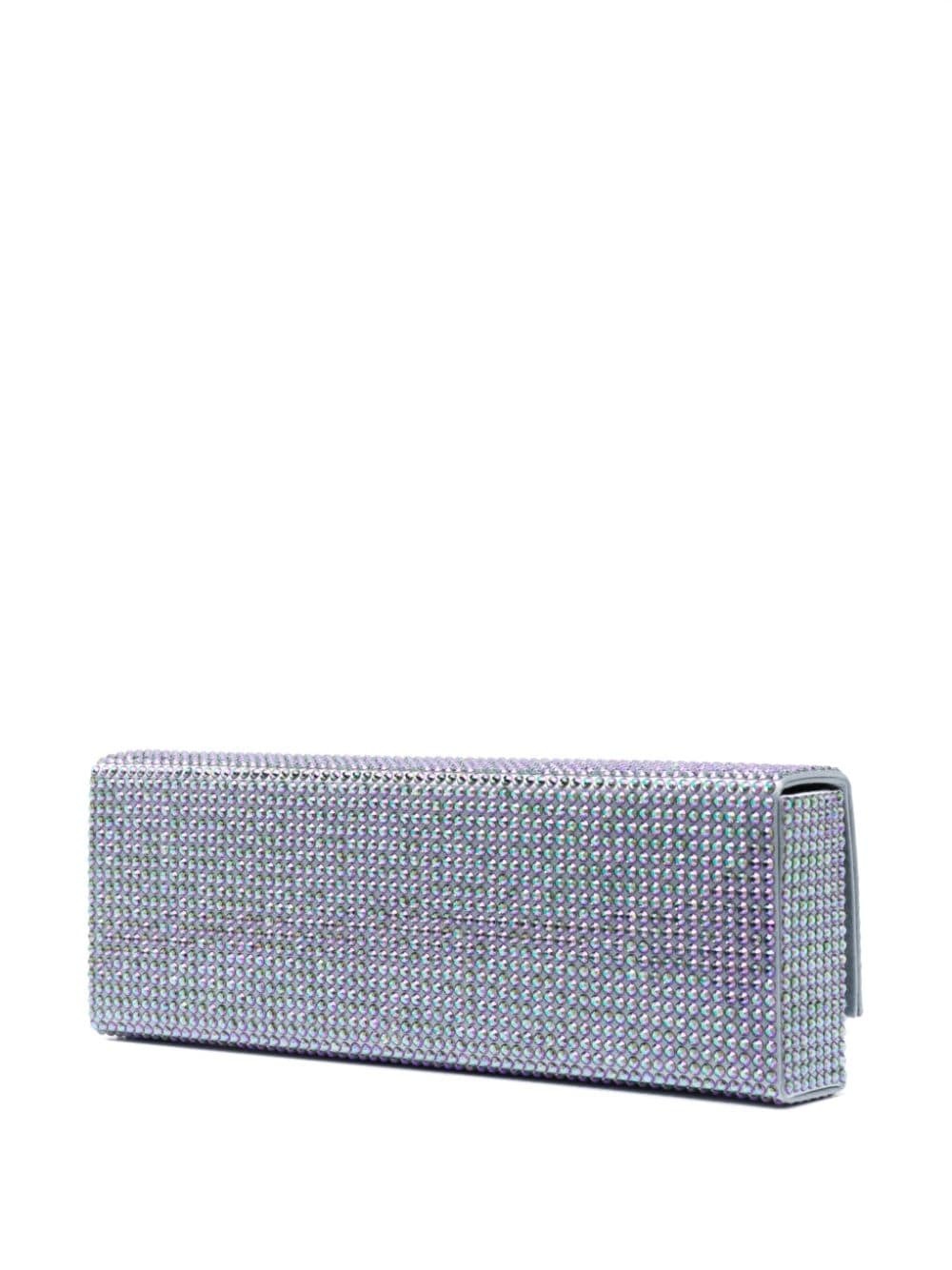 Paloma crystal-embellished clutch - 3