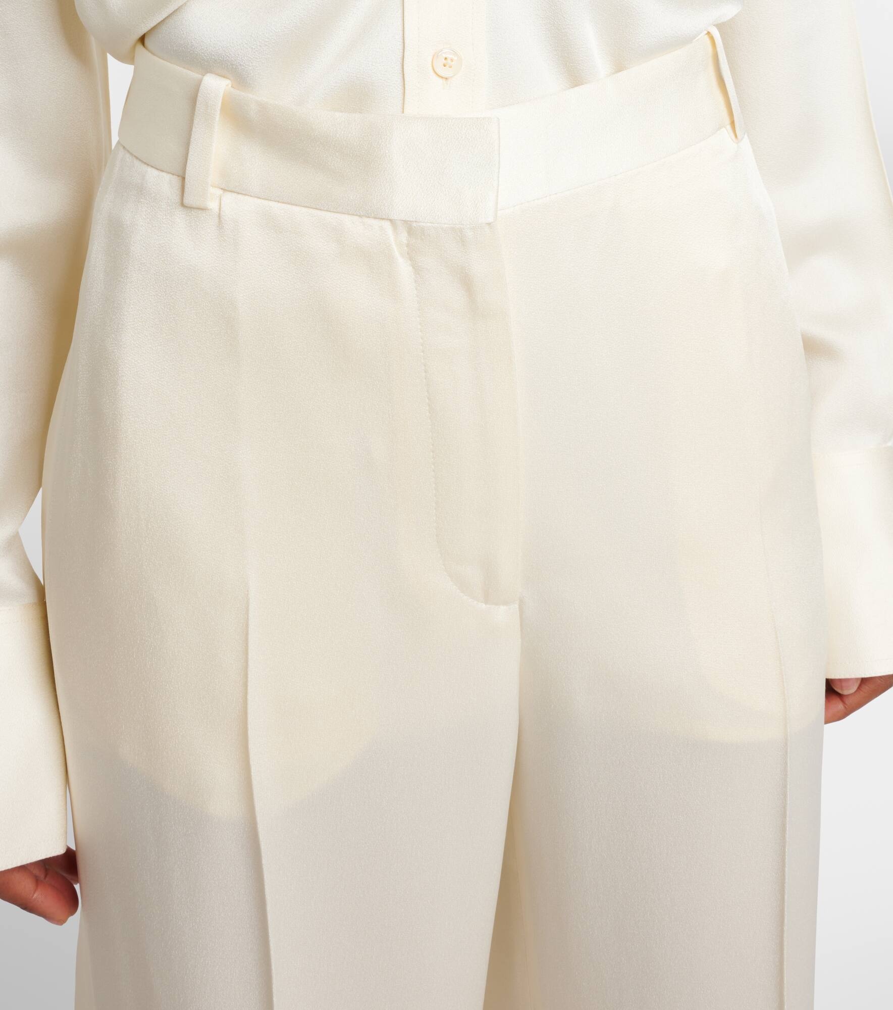 High-rise wide-leg pants - 4