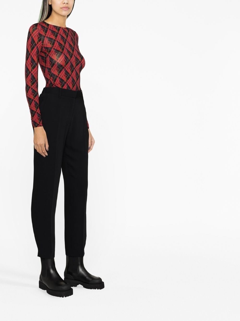 high-waisted trousers - 3