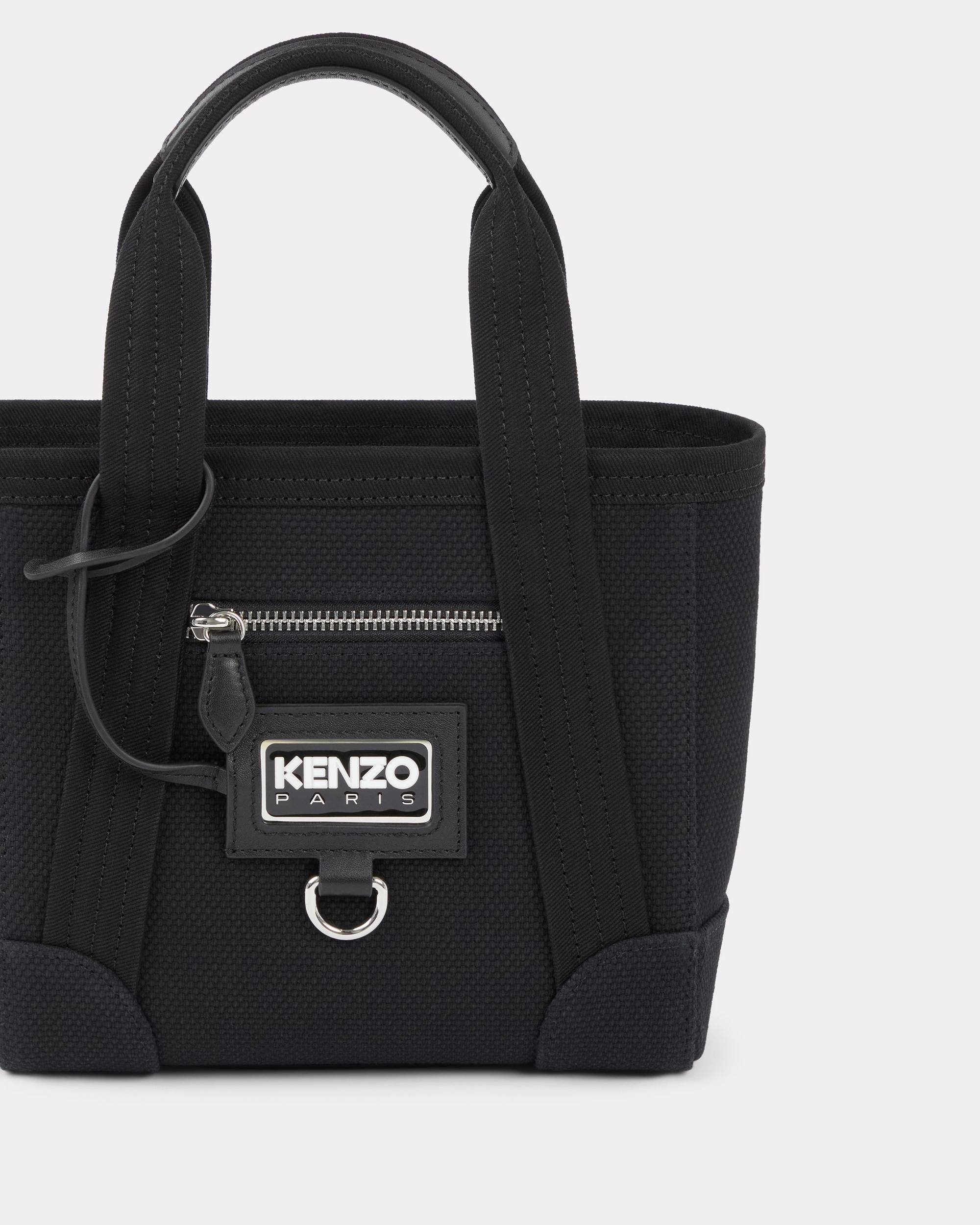 Mini 'KENZO Tag' canvas tote bag - 3