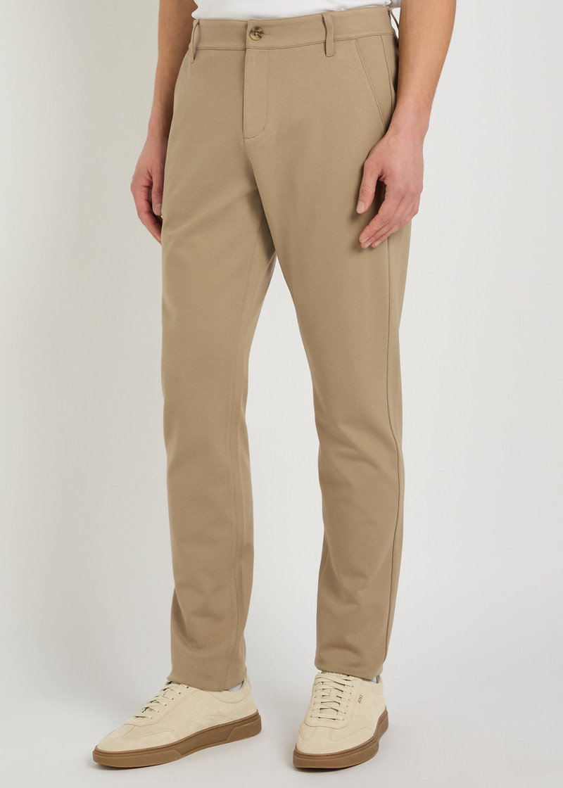 PAIGE Paige Stafford Slim Tapered-leg Jersey Trousers outlook