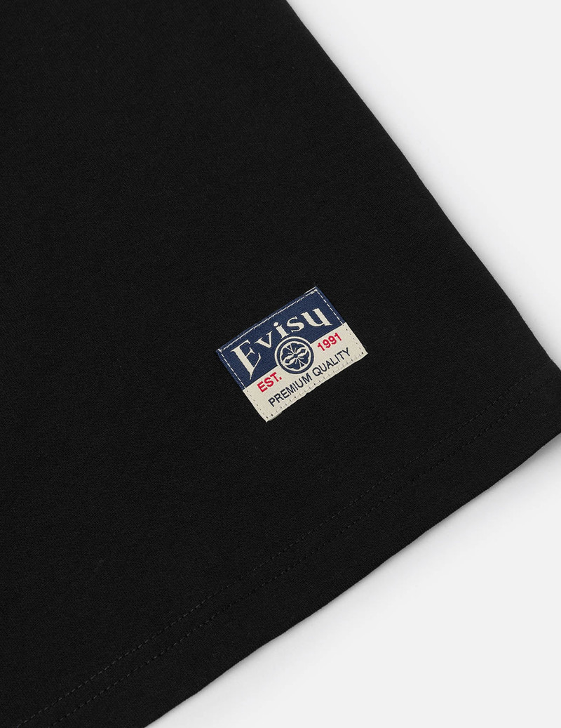 Artistic Brush Daicock Print Relax Fit T-Shirt 11