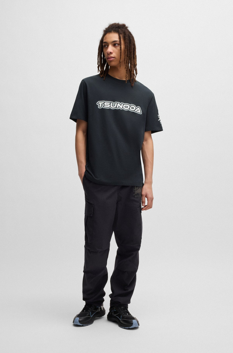 HUGO HUGO X VCARB FANWEAR T-SHIRT WITH YUKI TSUNODA GRAPHICS outlook