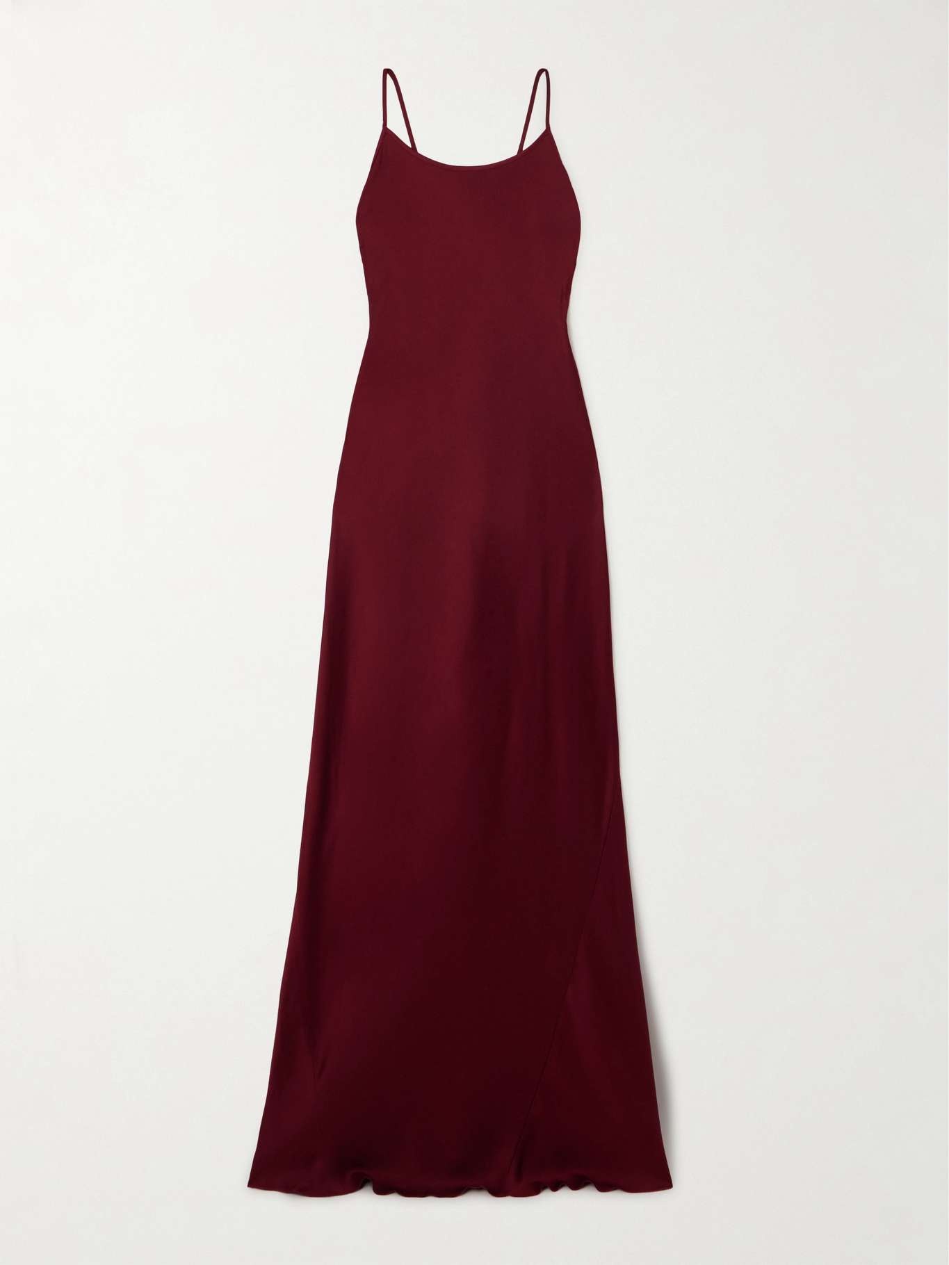 Cami open-back satin gown - 1