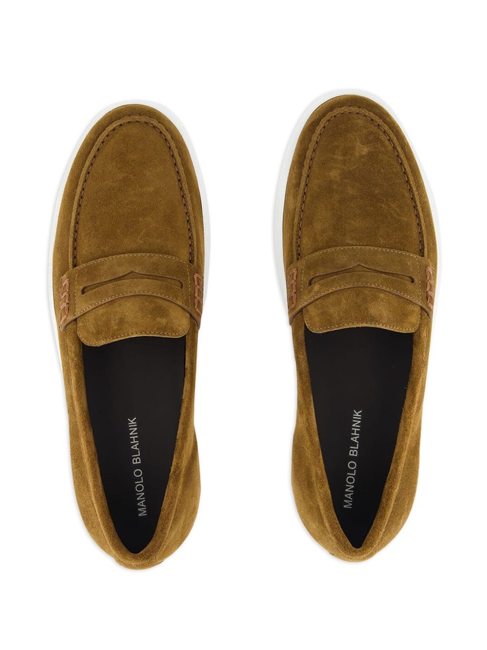 penny-suede loafers - 4