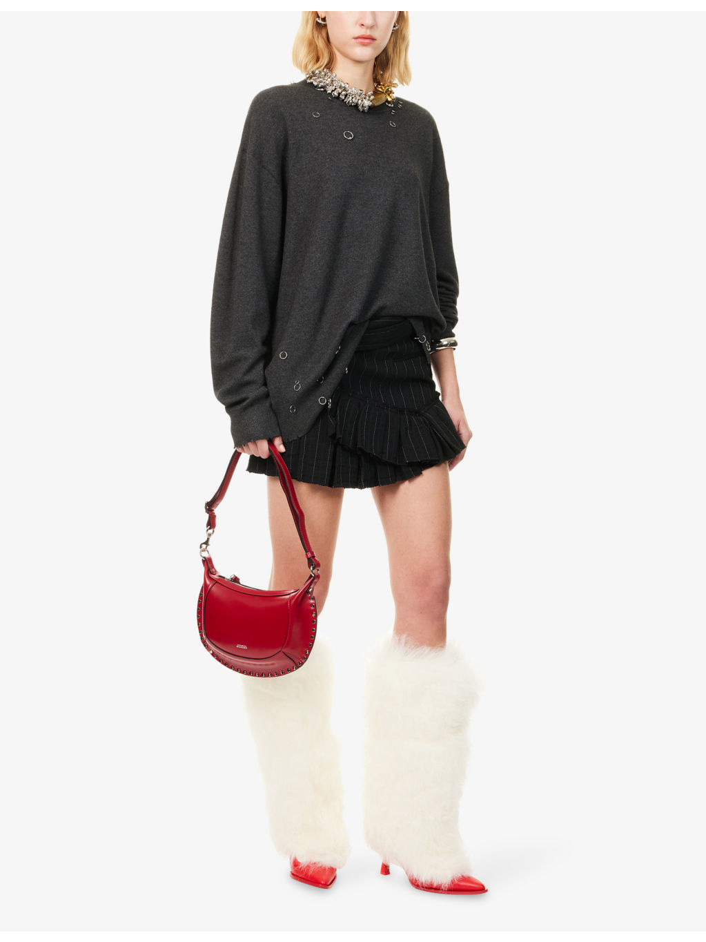 Atrium Cassandre Ring Brushed Knitted Jumper - 2