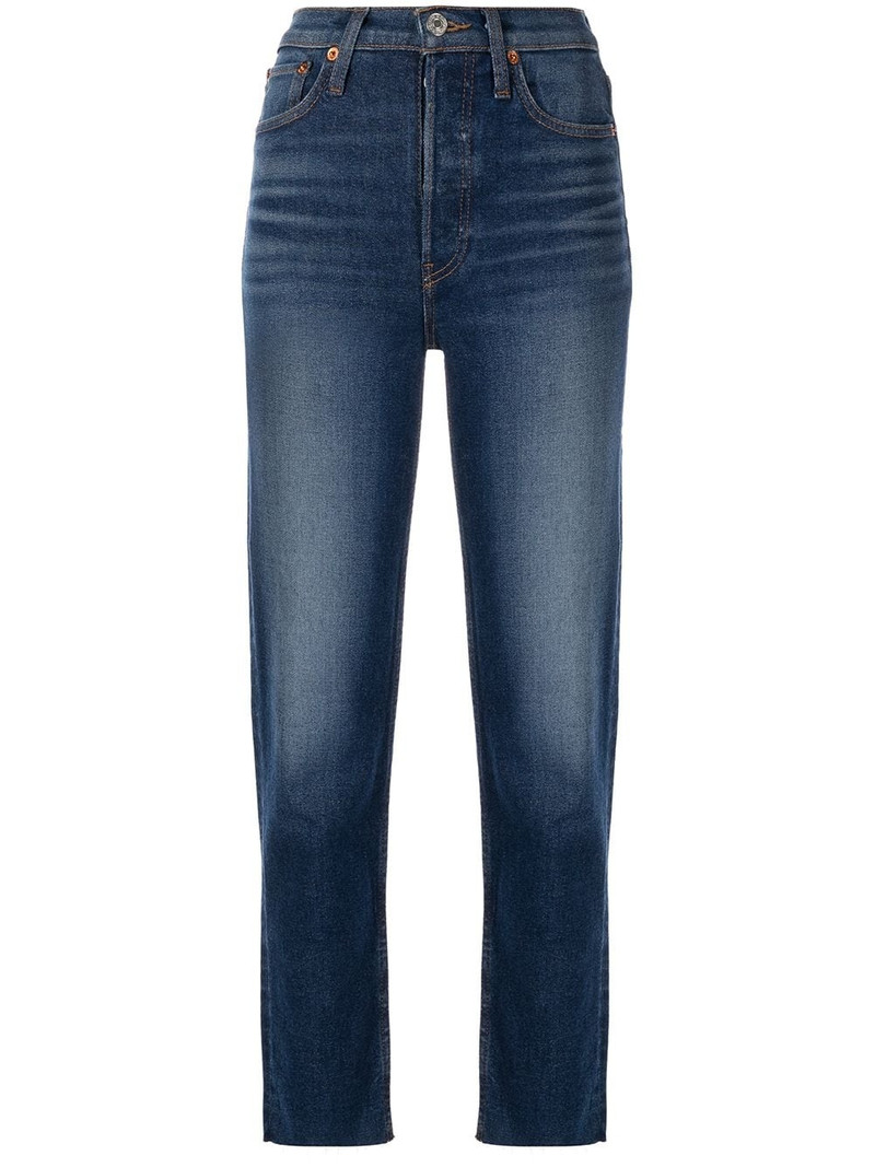 Stove Pipe high-rise jeans 1