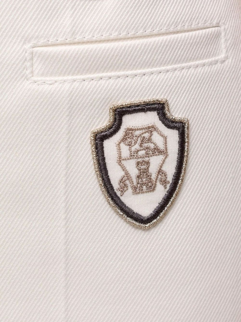 Brunello Cucinelli logo-detail trousers outlook