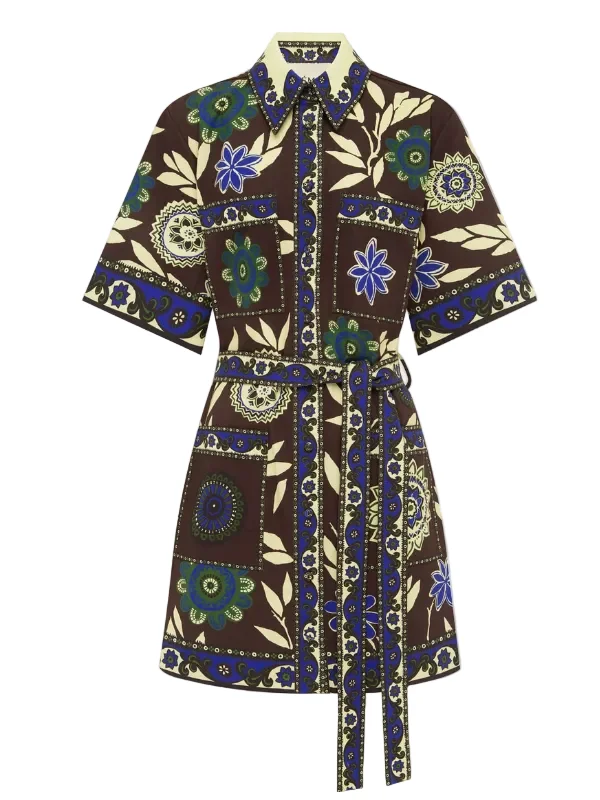 Jasper Mini Dress in Multi - 1