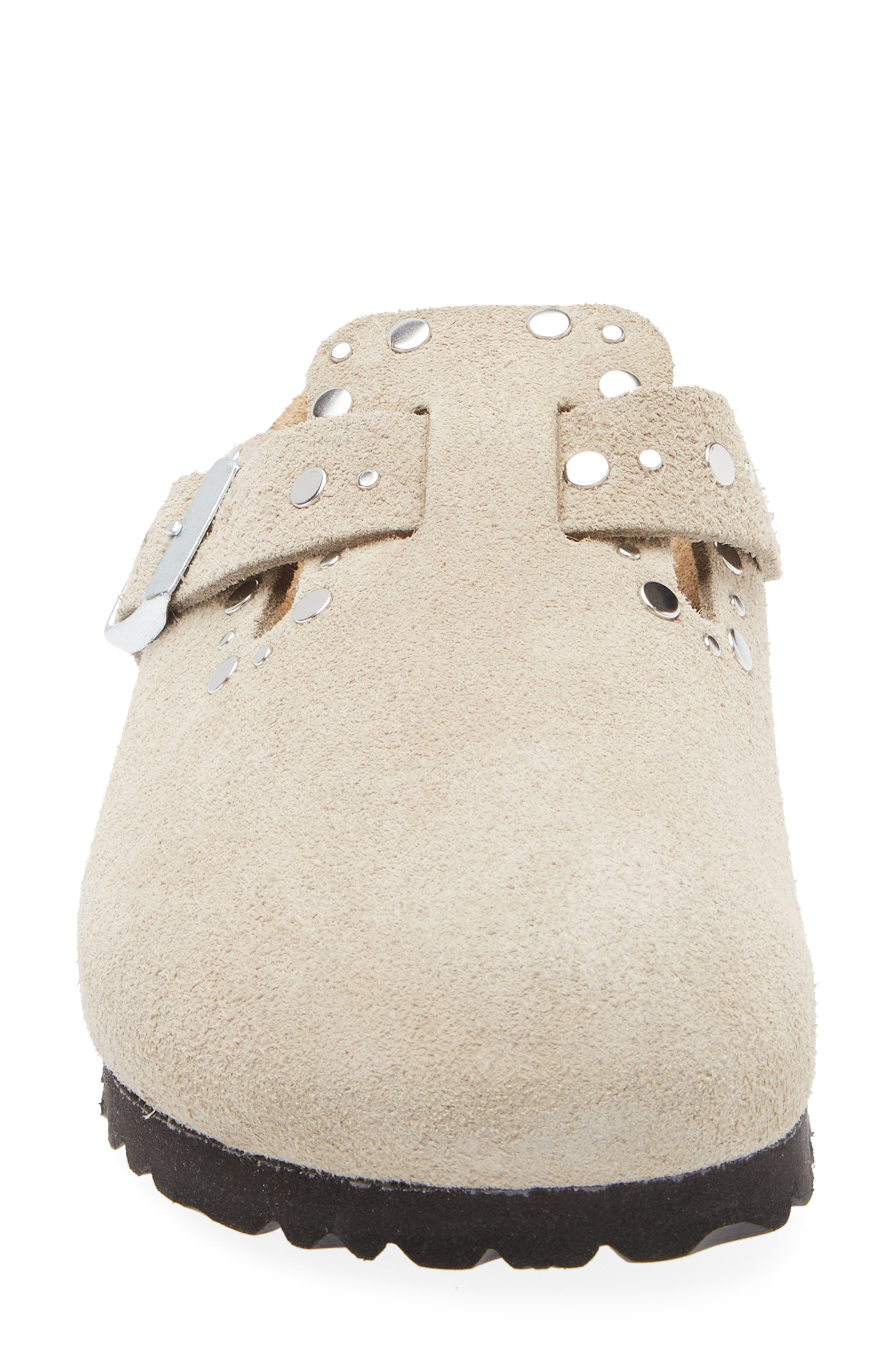 Birkenstock Boston Rivets Clog in Taupe at Nordstrom - 4