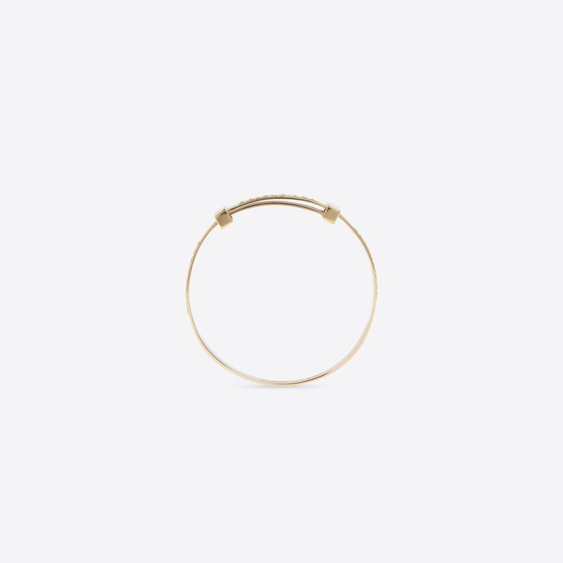 Women's Logo Hoop Bracelet in Gold - 2