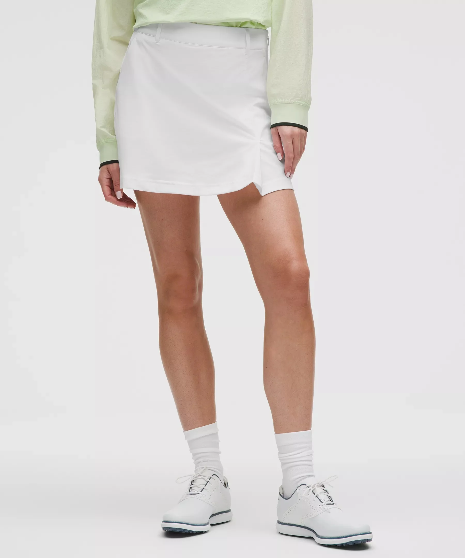 Stretch Twill Front Pleat Golf Skirt - 1