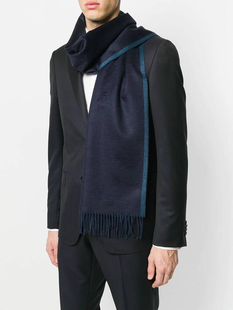 FERRAGAMO fringed scarf outlook
