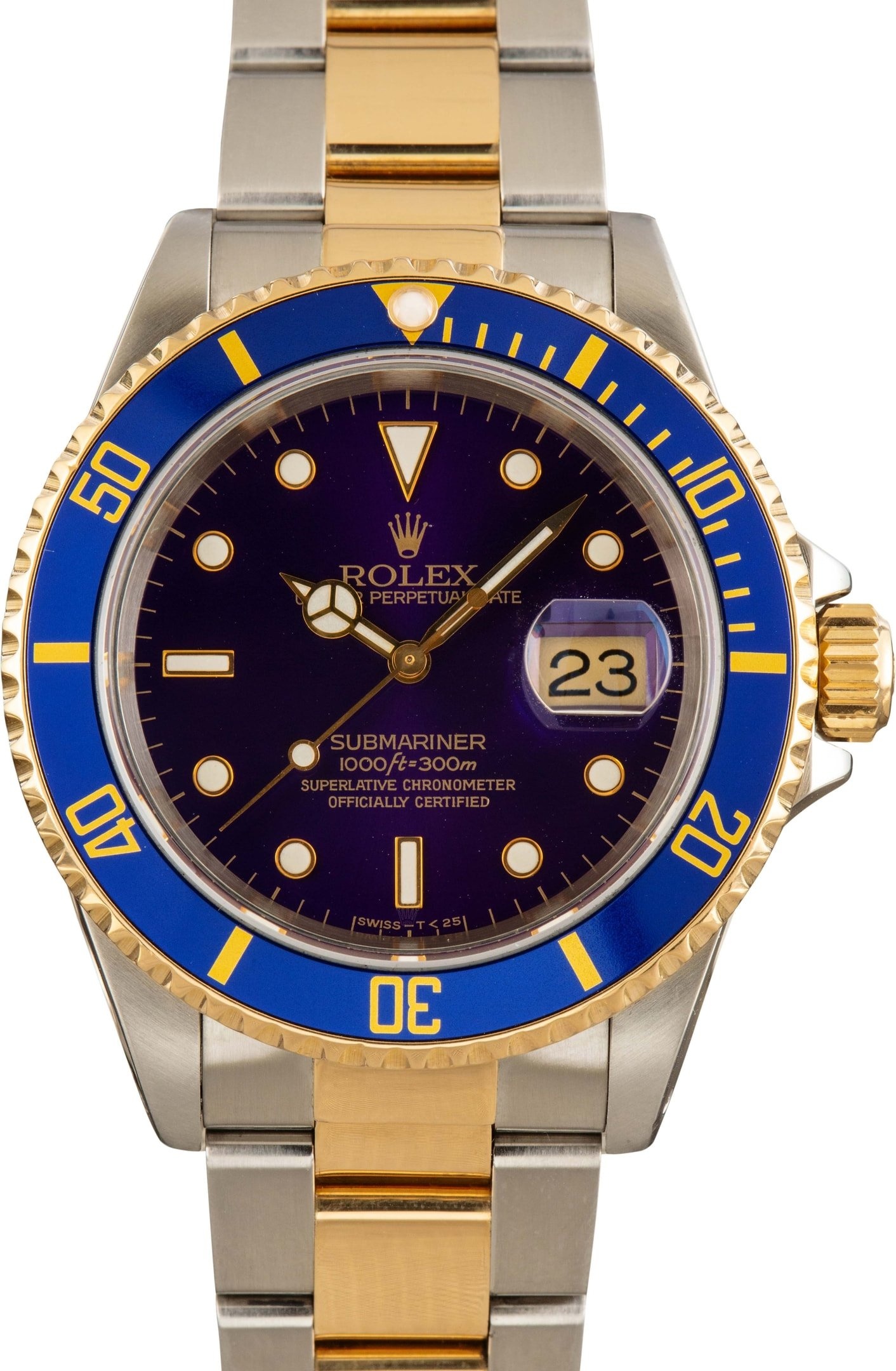 Rolex Submariner 16613 Two Tone Blue - 1