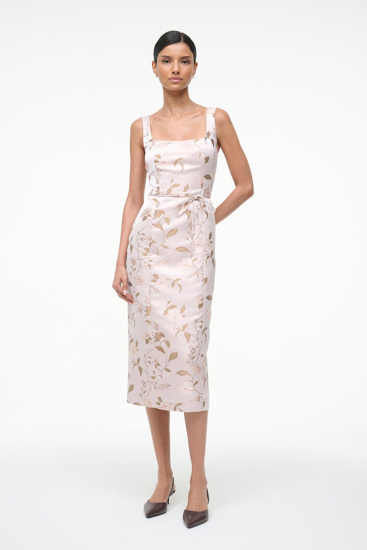STAUD ZOE DRESS ROSE GARDEN - 6