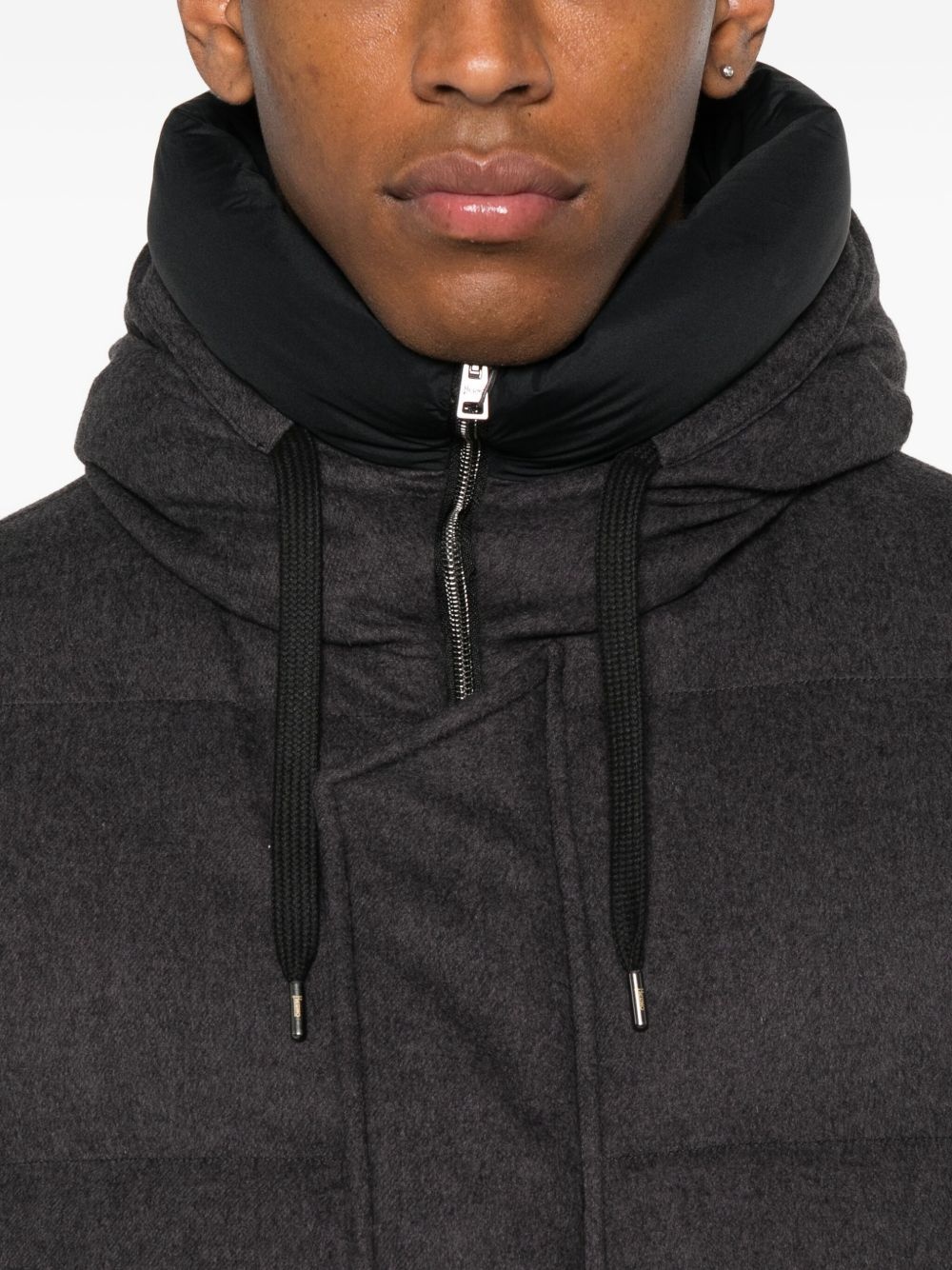 quilted hooded puffer jacket - 5