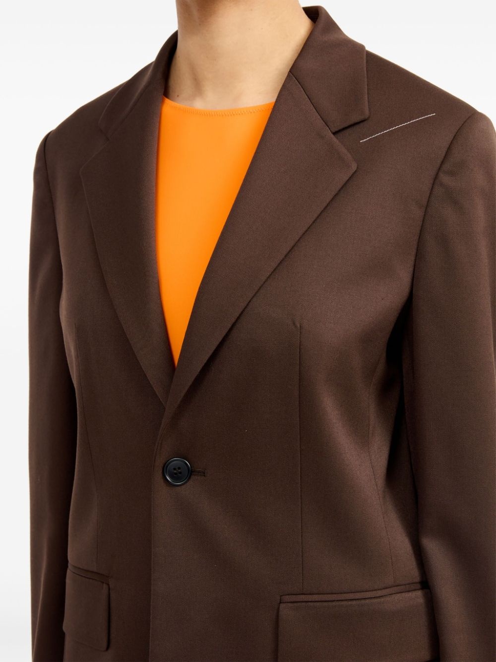 single-stitch blazer - 7