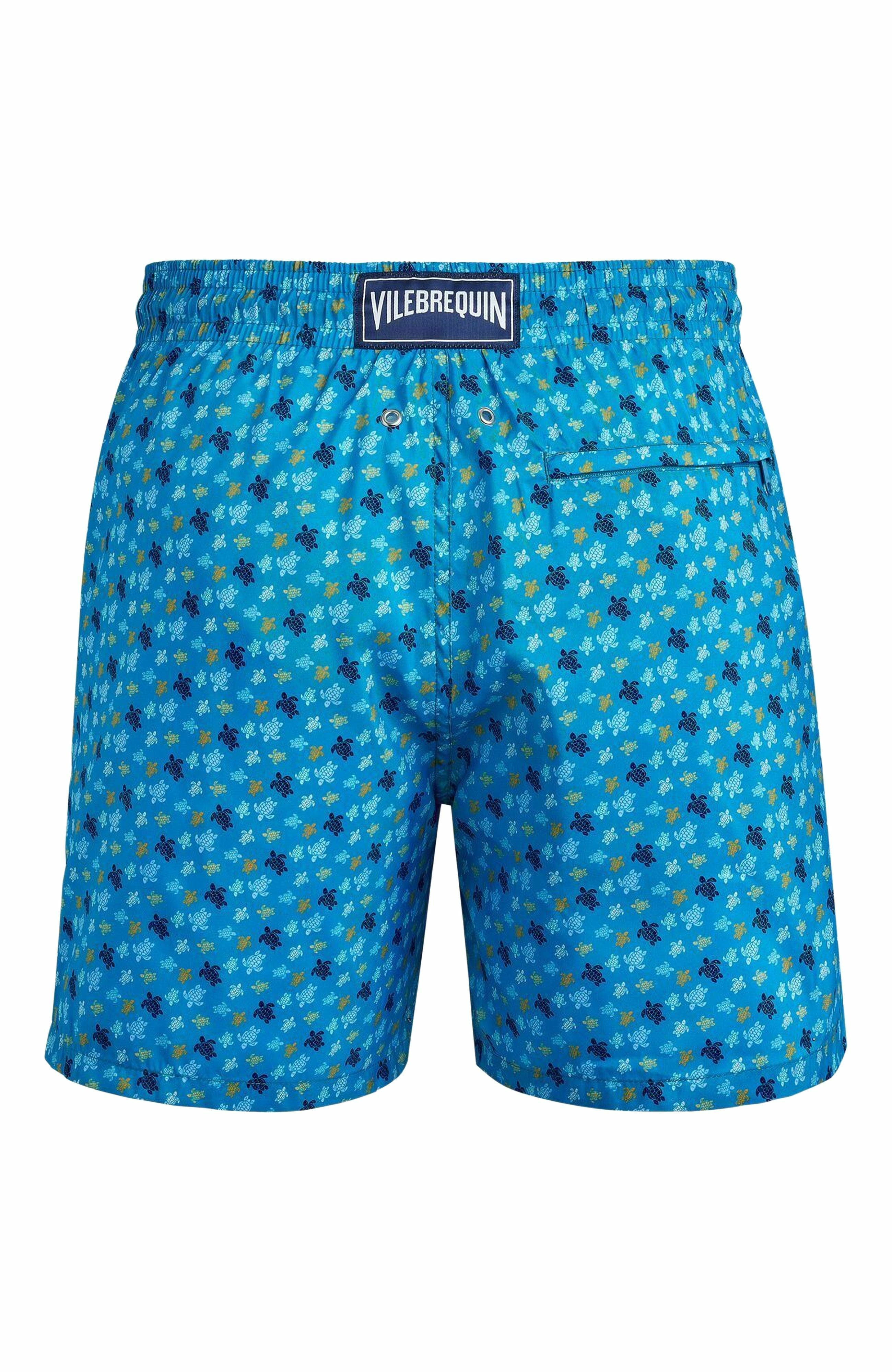 Vilebrequin Men's Micro Ronde Des Tortues Rainbow Light Fabric Swim Shorts in Bleu Hawai at Nordstro - 2