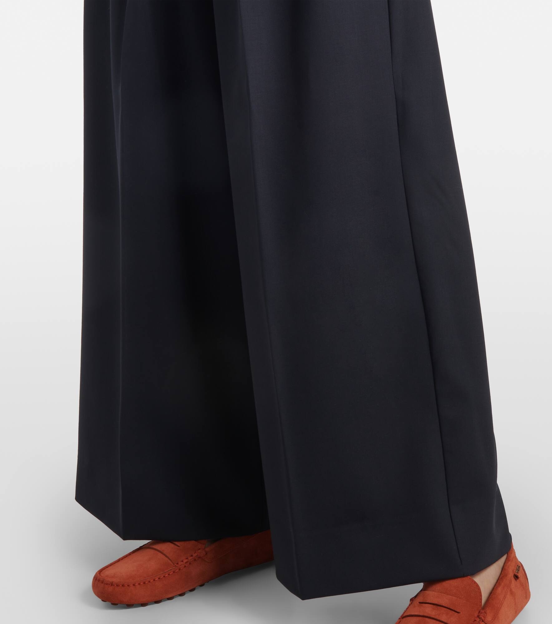 Nichols virgin wool wide-leg pants - 5