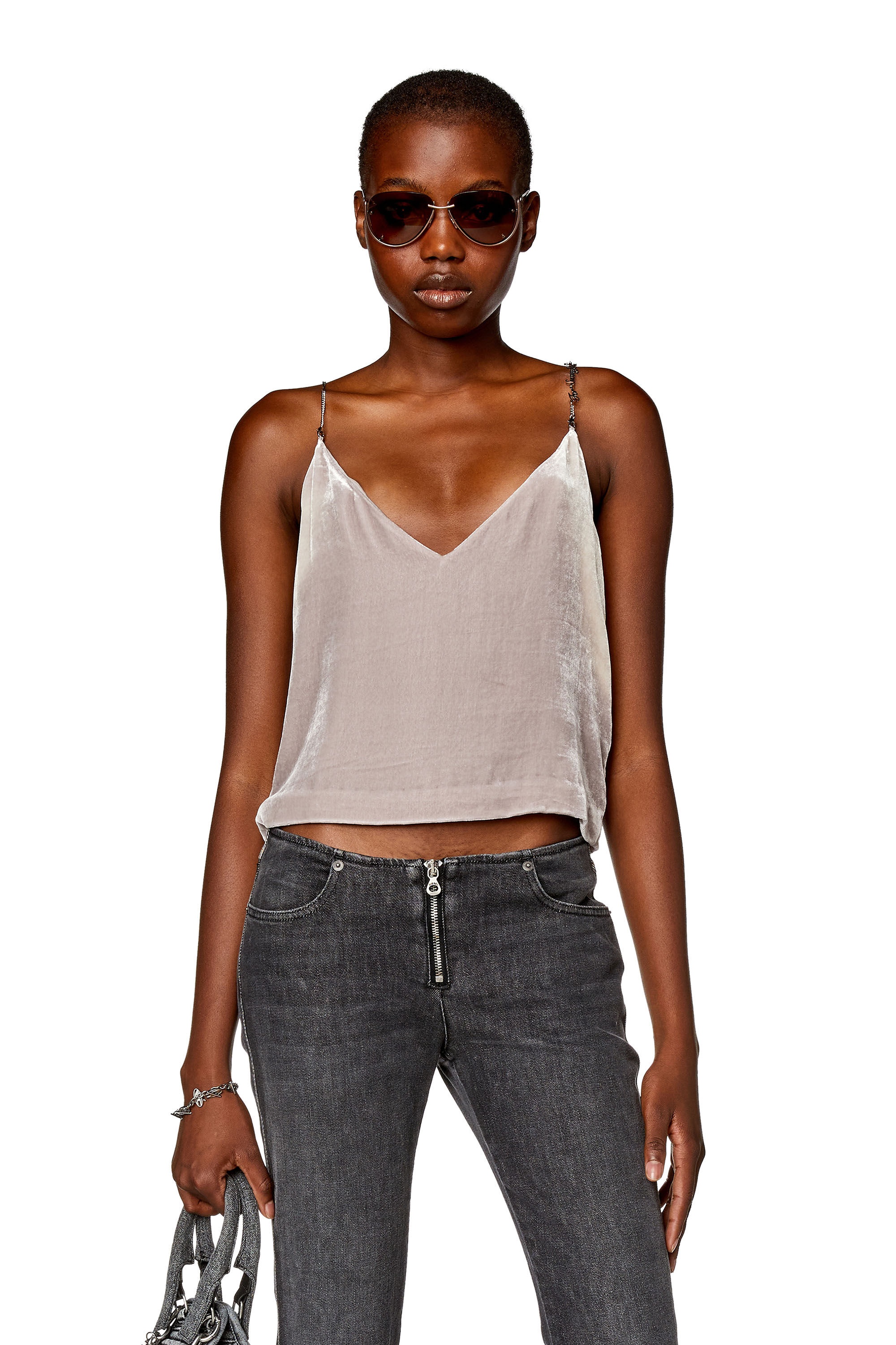 DIESEL Virgee Chain Strap Bodysuit